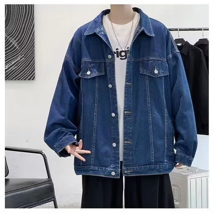 Ins Autumn Loose-fitting Denim Clothes Jacket