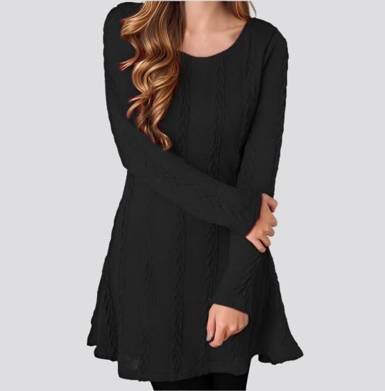 Women Causal  Short Sweater Dress Female Autumn Winter White Long Sleeve Loose knitted Sweaters Dresses