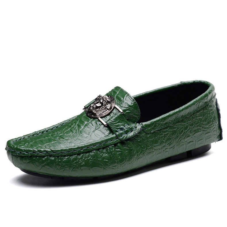 Large Size Men's Boat Shoes Flat Soled Foreign Trade Loafers Men