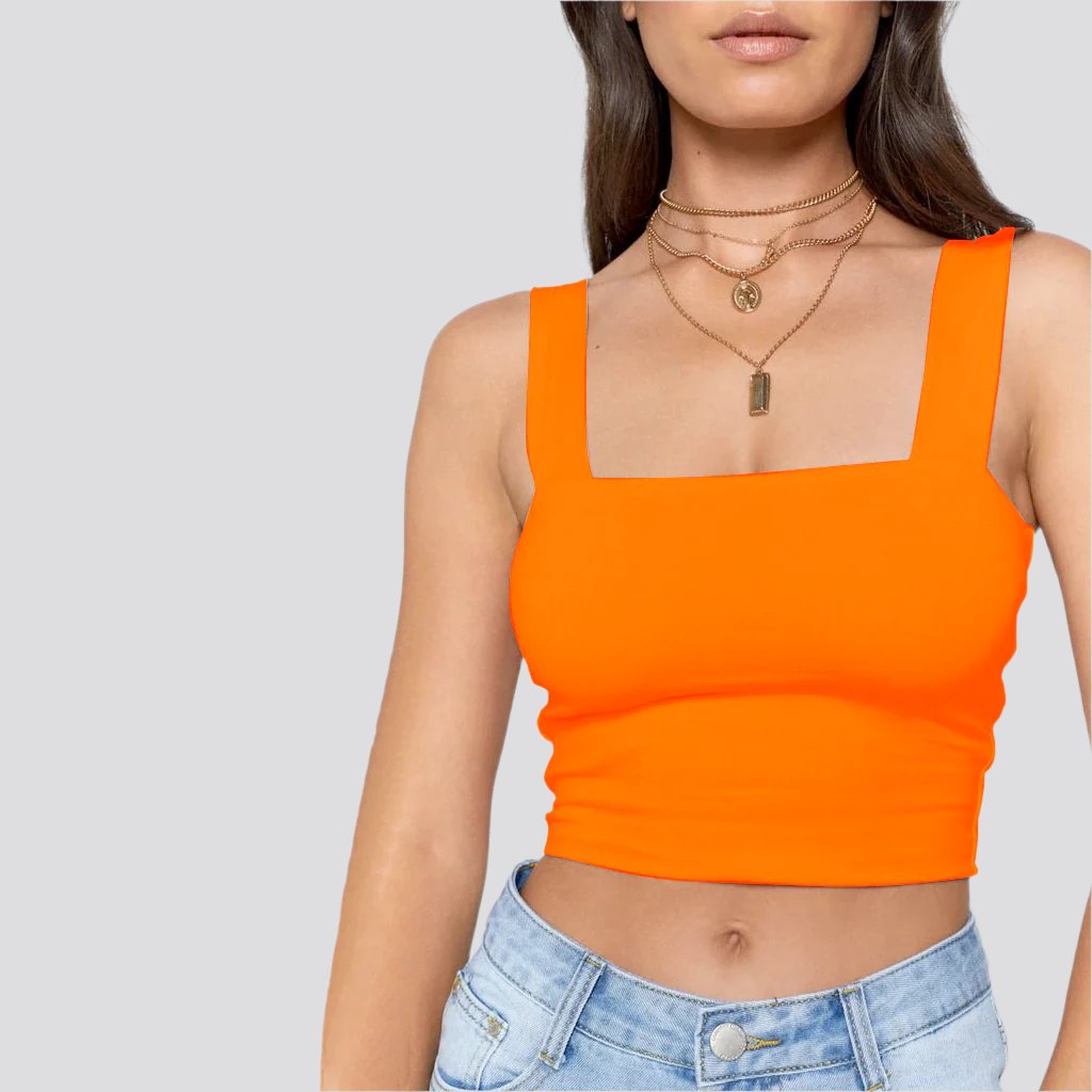 Summer New Fashion Women Crop Top Sexy Sleeveless Tank Tops T-shirt