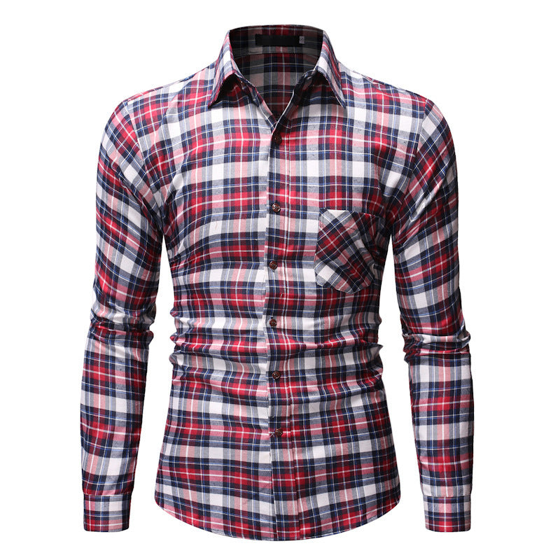 New Foreign Trade Men's Casual Shirts