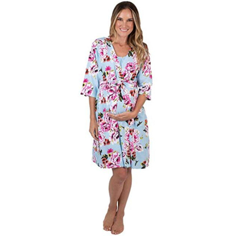 Printed women's maternity wear