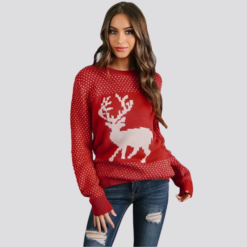 Christmas Pullover Knitted Sweater