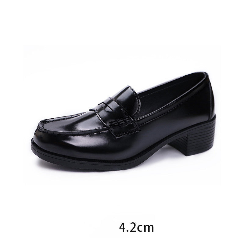 Leather Shoes Low-heel College Style Japanese Uniform Shoes Loafers