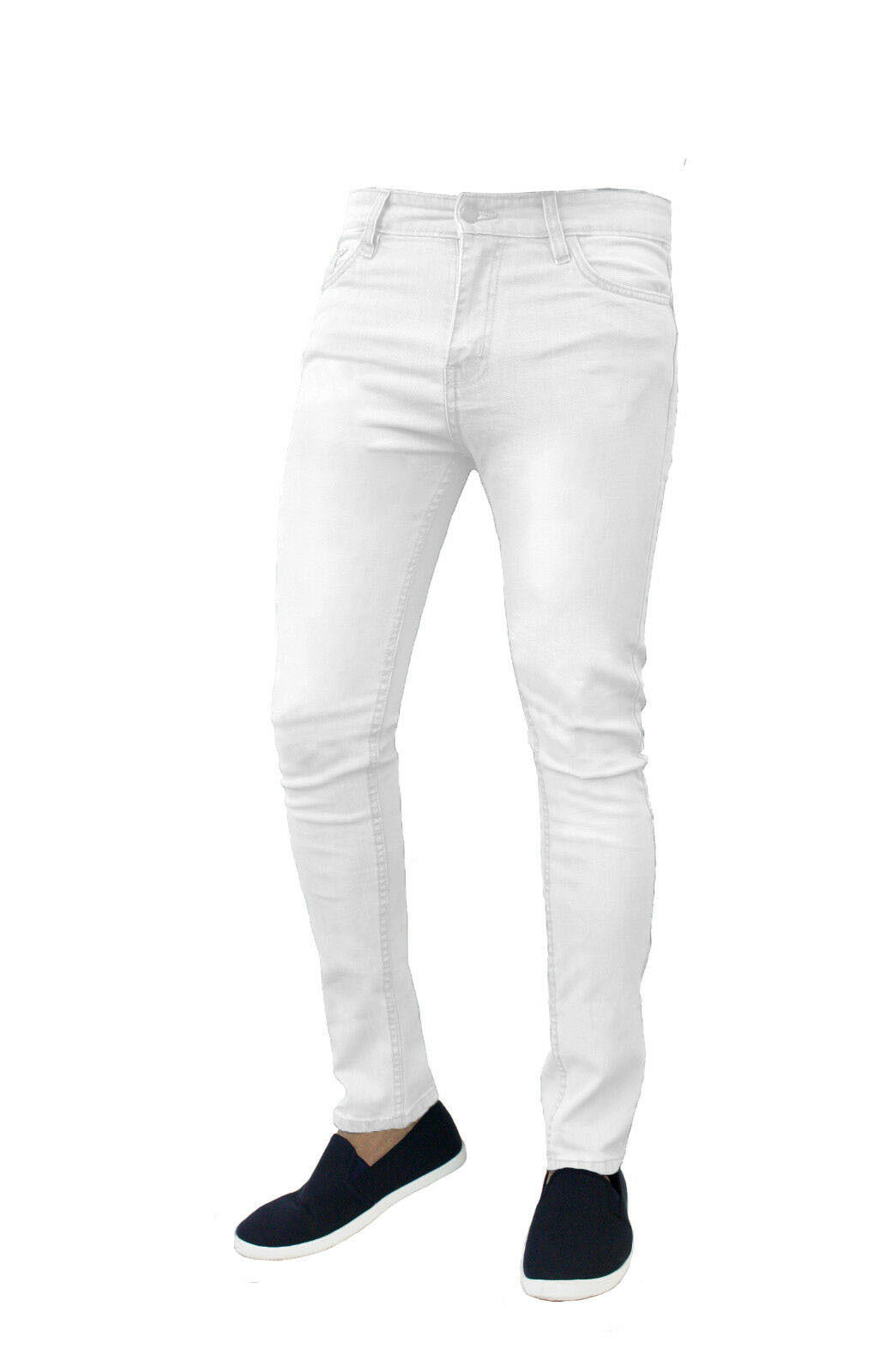 Stretch skinny slim-fit jeans pants