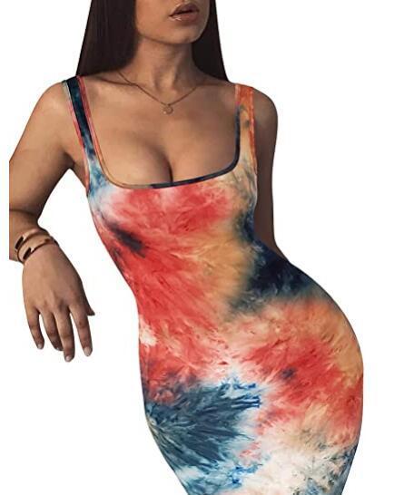 Womens Sexy Bodycon Tank Dress Sleeveless