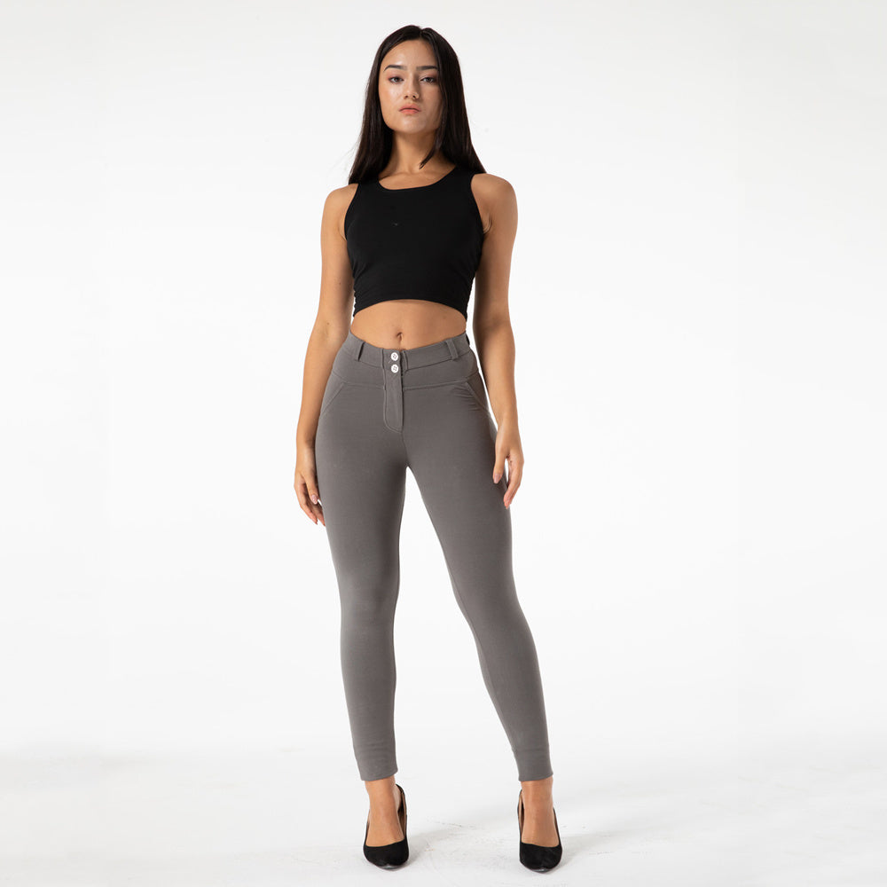 Shascullfites melody olive middle waist shaping leggings butt lifting yoga pants for women