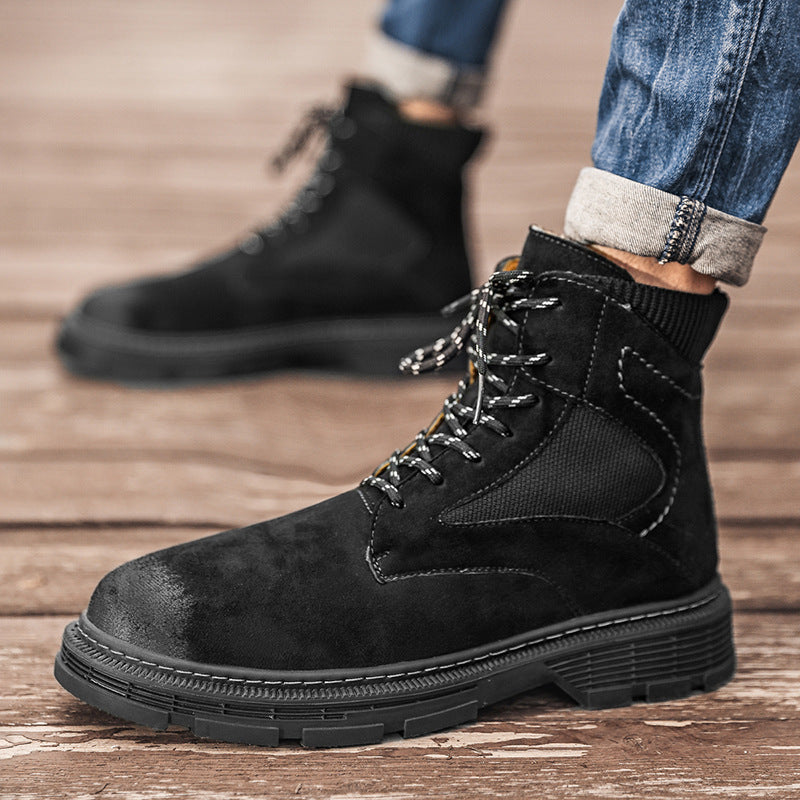 Autumn And Winter Martin Boots New Men''s Shoes Trend Versatile British