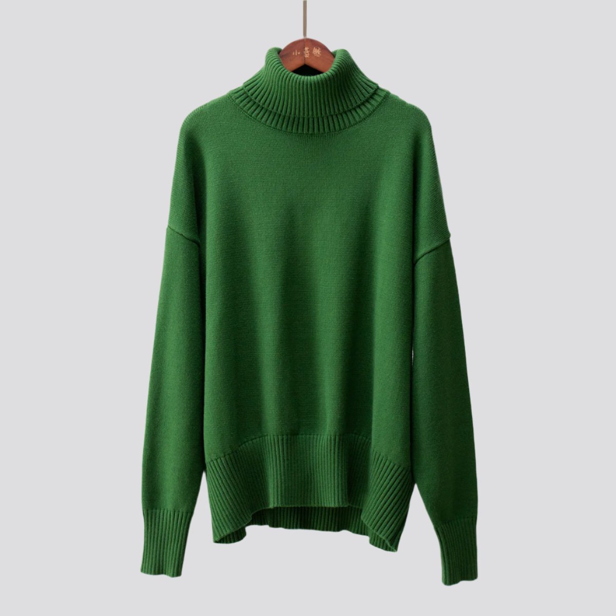 Women's Fashionable All-match Solid Color Turtleneck Sweater