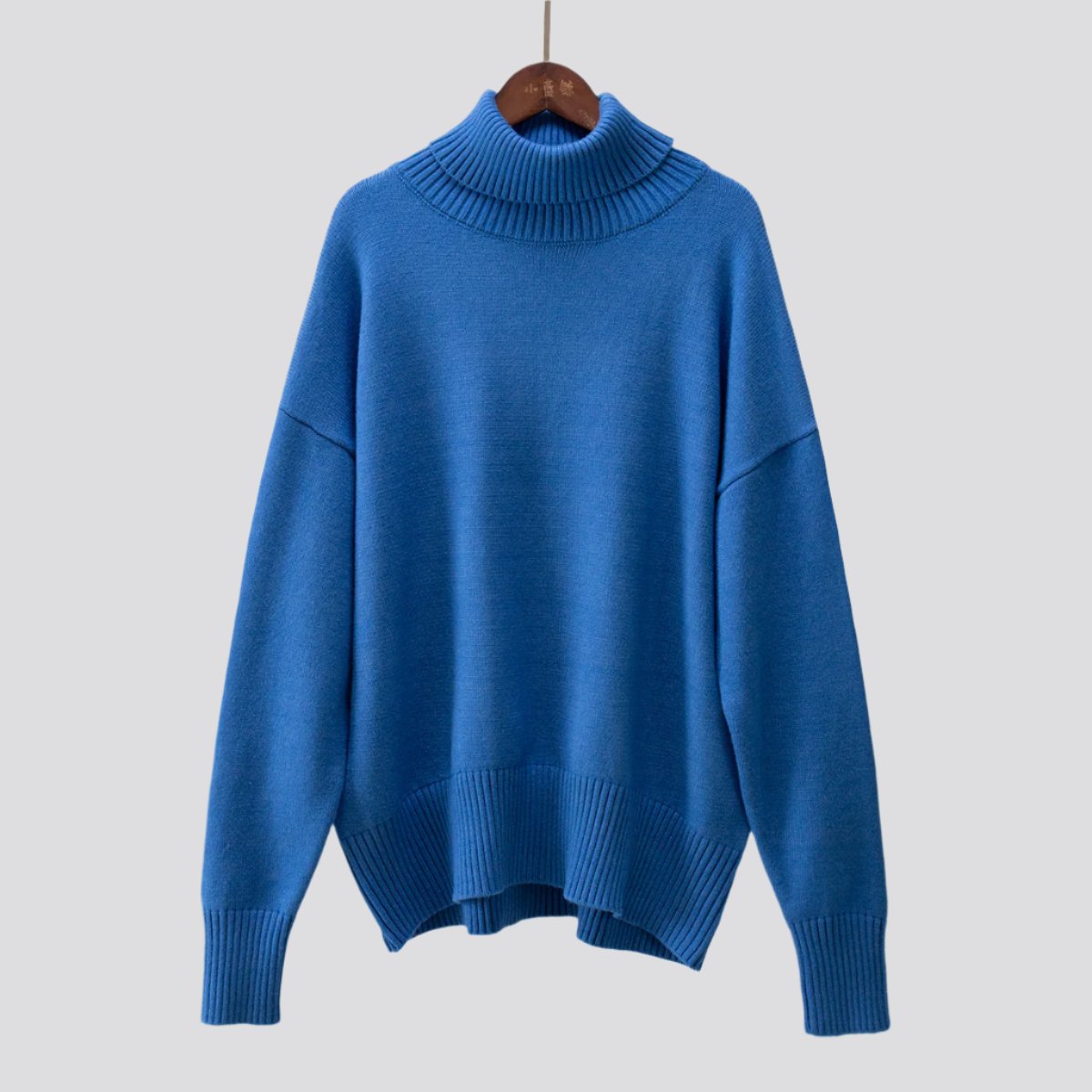 Women's Fashionable All-match Solid Color Turtleneck Sweater