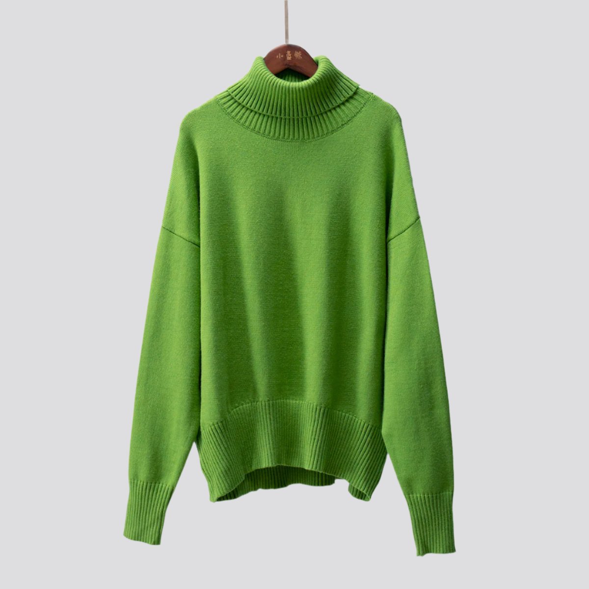 Women's Fashionable All-match Solid Color Turtleneck Sweater