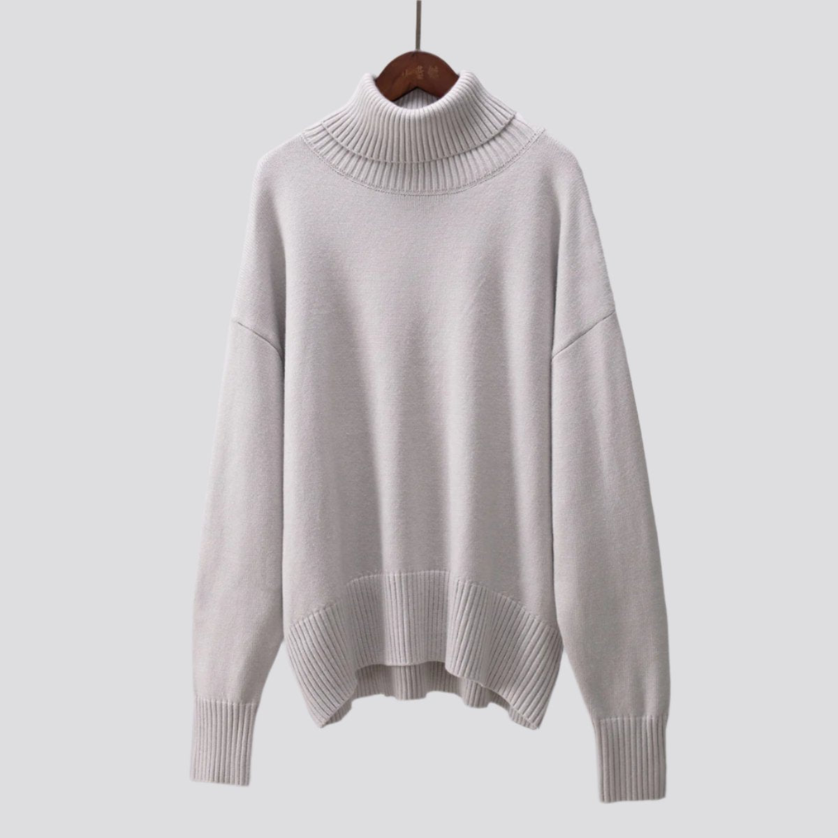 Women's Fashionable All-match Solid Color Turtleneck Sweater