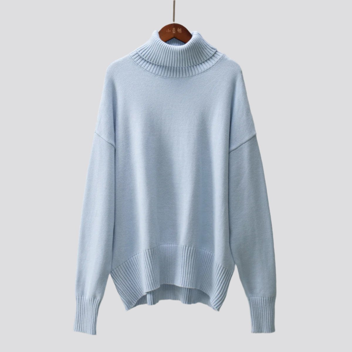 Women's Fashionable All-match Solid Color Turtleneck Sweater