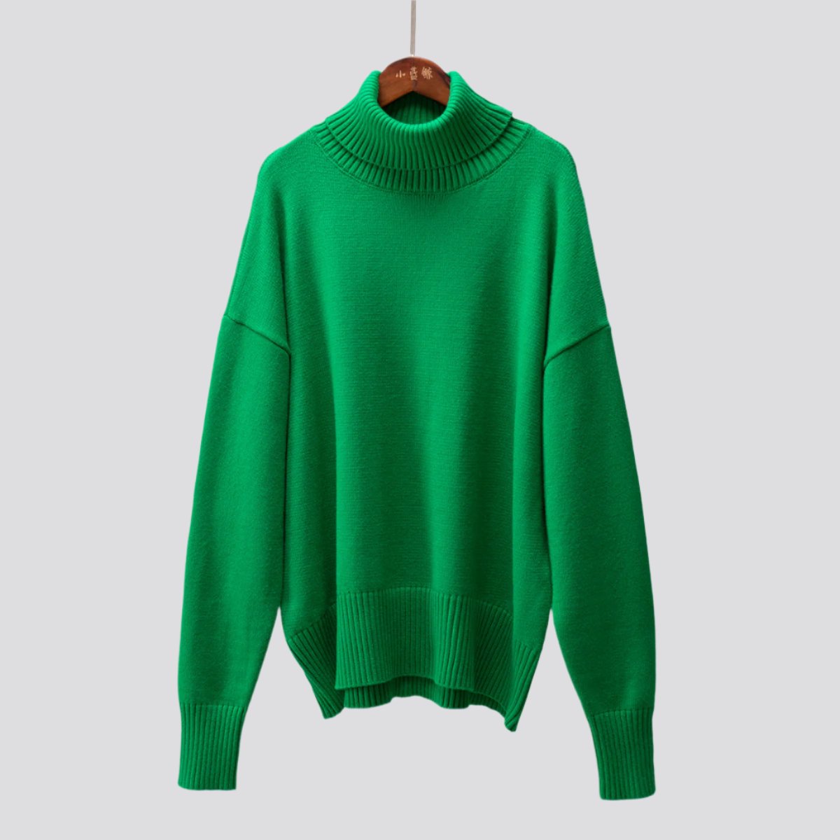 Women's Fashionable All-match Solid Color Turtleneck Sweater