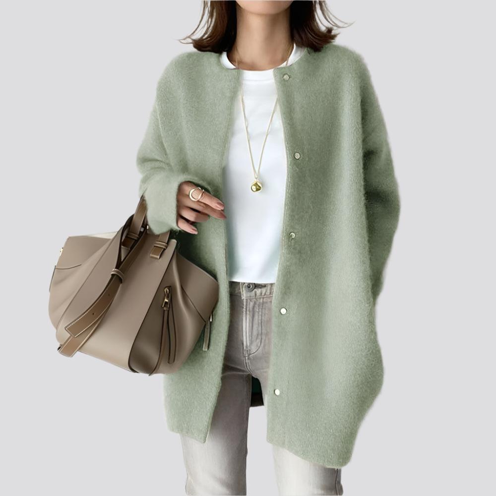 Soft Knitted Coat For Slimming Sense Of Design Women Cardigans Loose Jacket Autumn And Spring