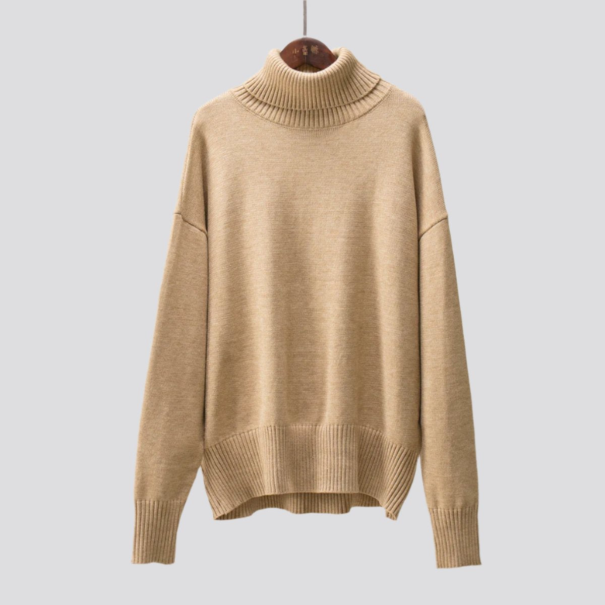 Women's Fashionable All-match Solid Color Turtleneck Sweater