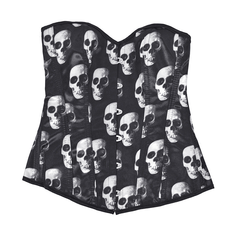 Women's Fashion Simple Skull Print Shapewear