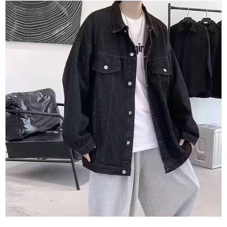 Ins Autumn Loose-fitting Denim Clothes Jacket