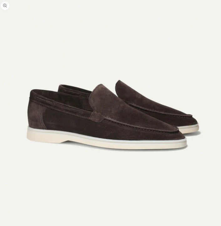 Loafers Matte Suede Slip-on Men