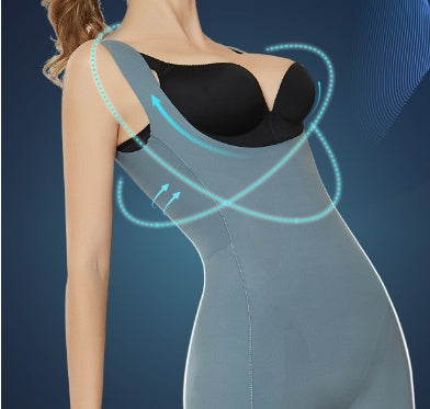 Non-staining One-piece Warm Ginger Fiber Shapewear U Design Abdominal Lifting Hip Girdle Waist Postpartum Repair After Taking Off The Type Of Beautiful Body Female