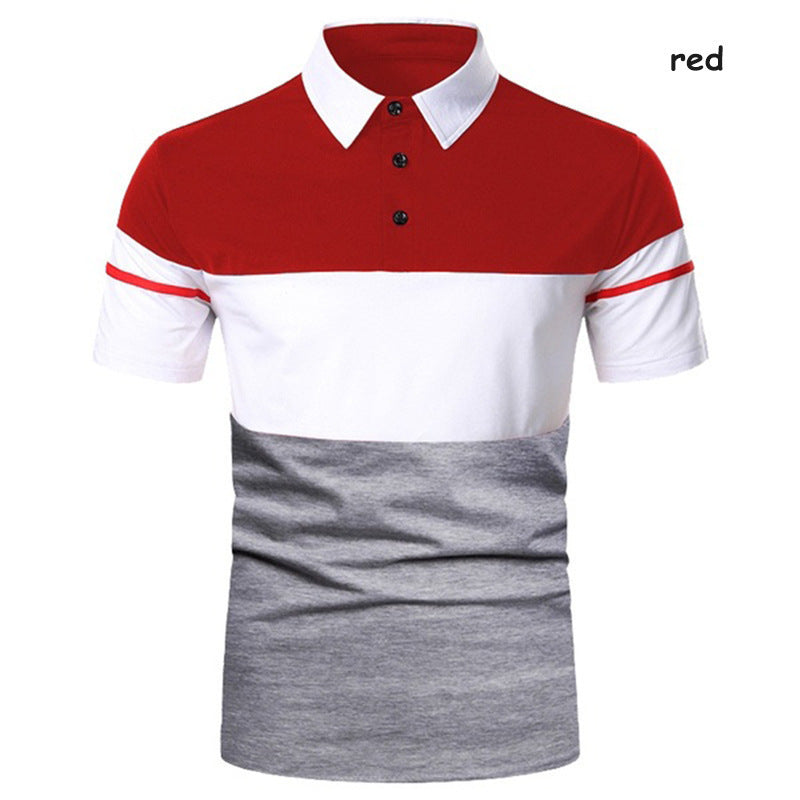 Men's Lapel Slim Polo Shirt