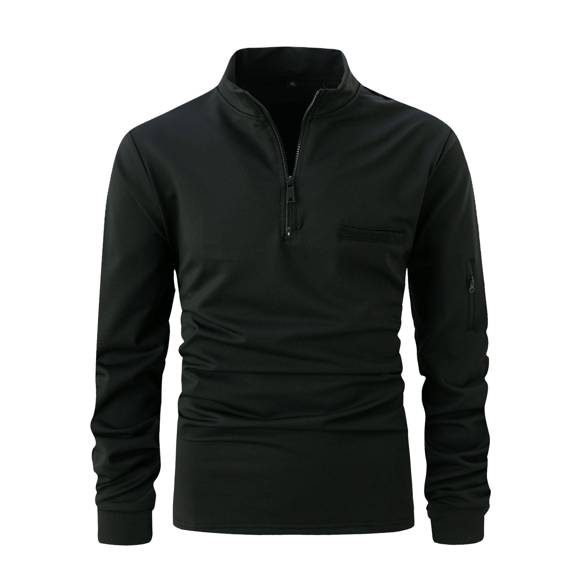 Men's Fashion Sports POLO Zipper Sweatshirt