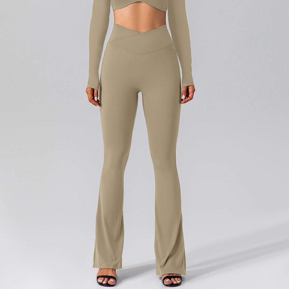 Stretch Yoga Bell-bottom Pants