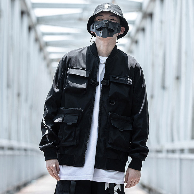 Functional Wind Baseball Uniform Men's Bomber Jacket