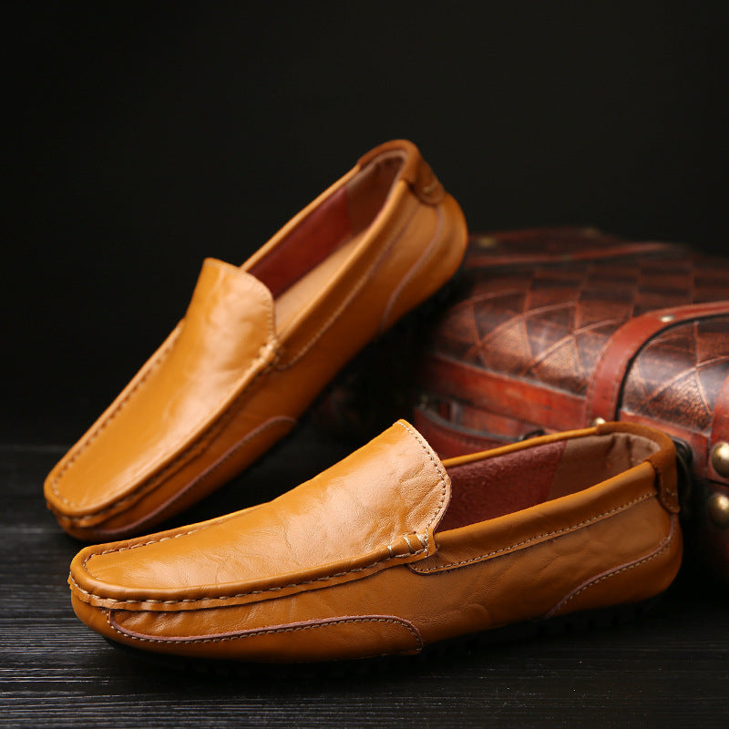 Men Loafers Slip On Formal Comfortable Soft Shoes