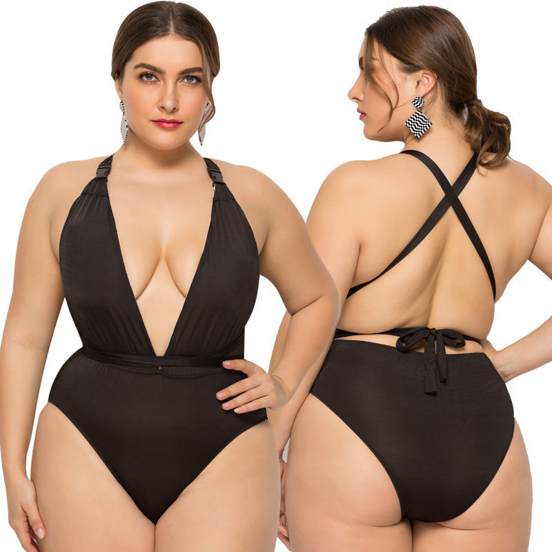 New Fat Lady Plus Size One-piece Swimsuit