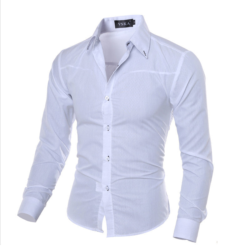 Men's Casual Shirts New Style Men's Long-sleeved Shirts