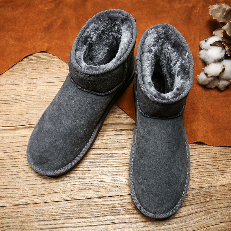 Trendy Fashion Plus Velvet Warm Men Boots