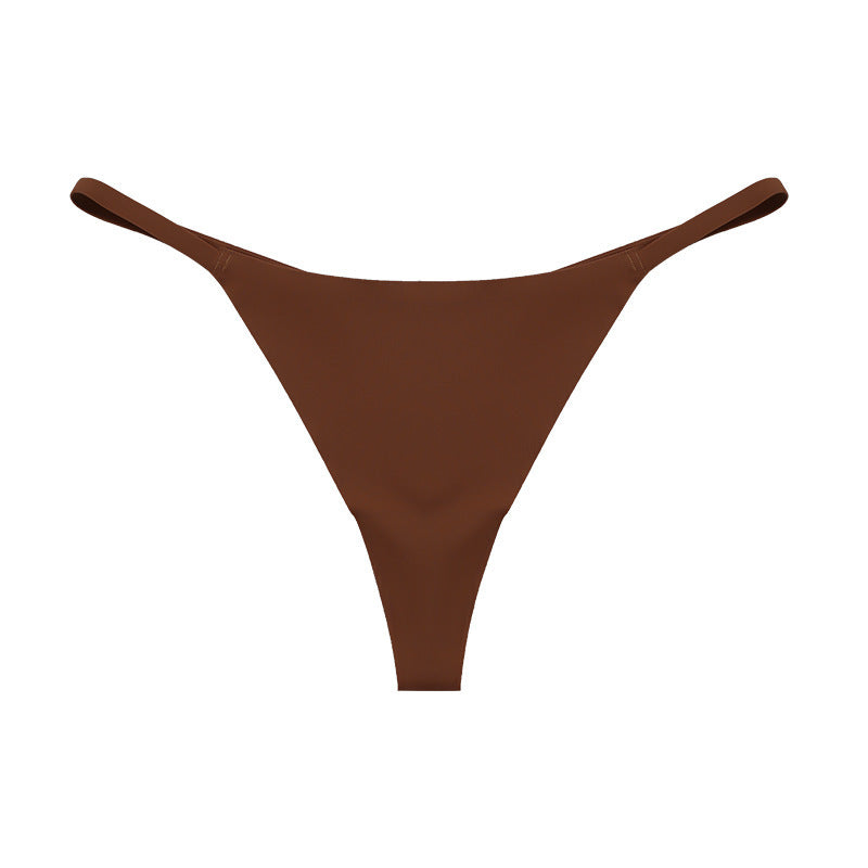 Women's Low Waist Seamless Thong Panties