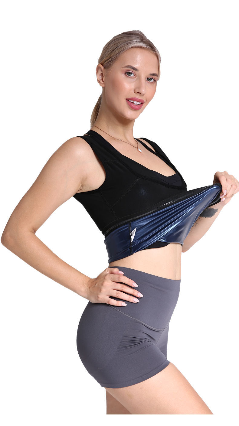 Violently Sweat Belly Contracting Fitness Vest Shapewear