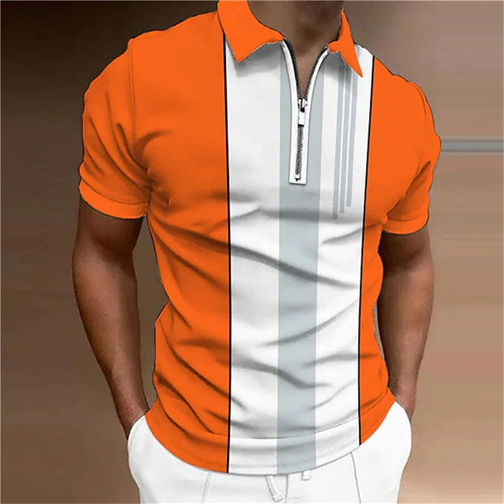 Men's 3D Printed Polo Shirt