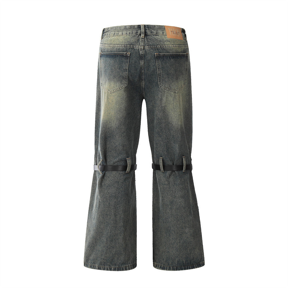 Fashion Washed Skinny Jeans For Men