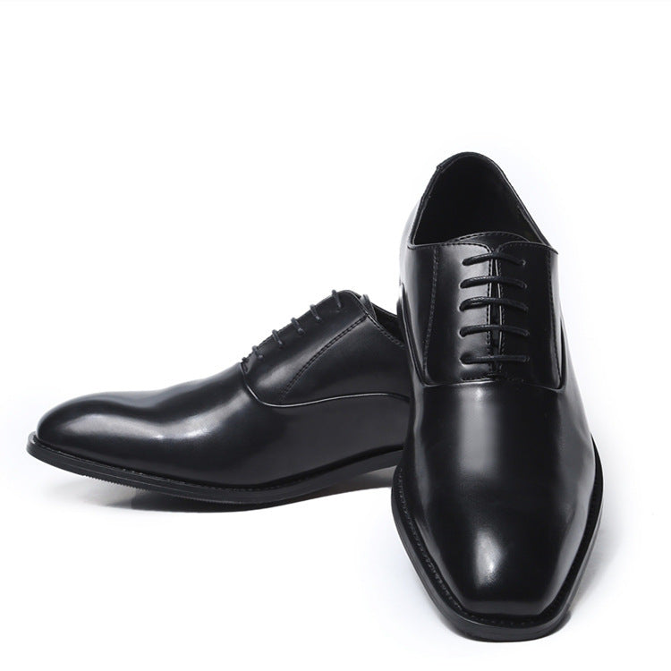 Simple Soft Leather Shoes For Business Dress