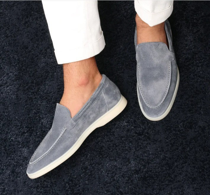 Loafers Matte Suede Slip-on Men