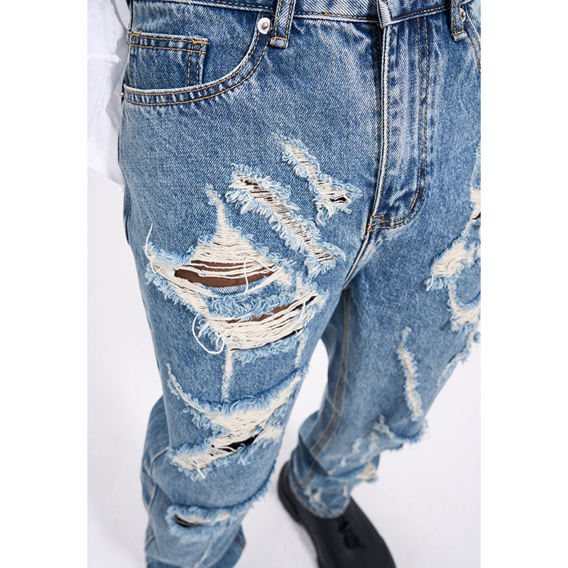 Men's Slim Fit Casual Retro Small Leg Jeans