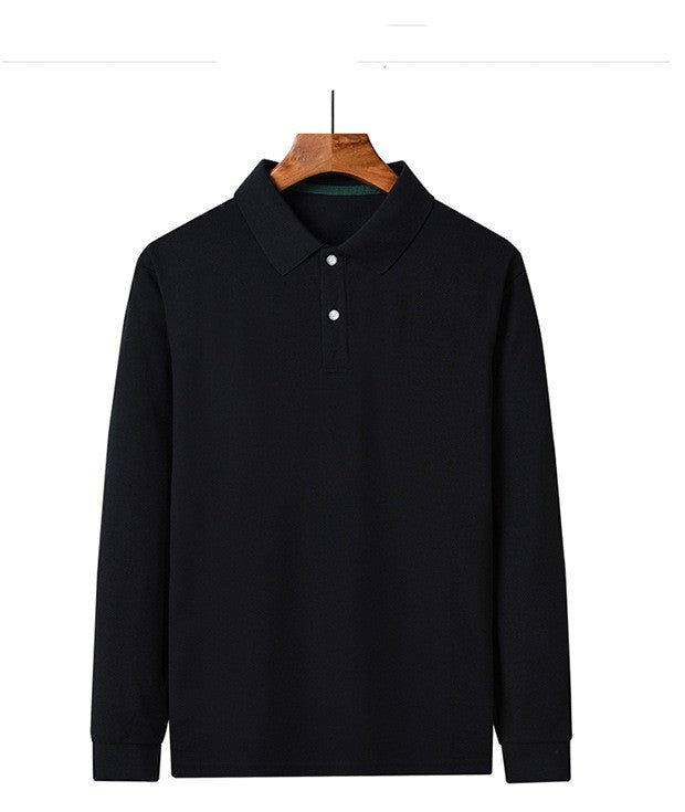 POLO Shirt Business Long-sleeved Lapel Casual