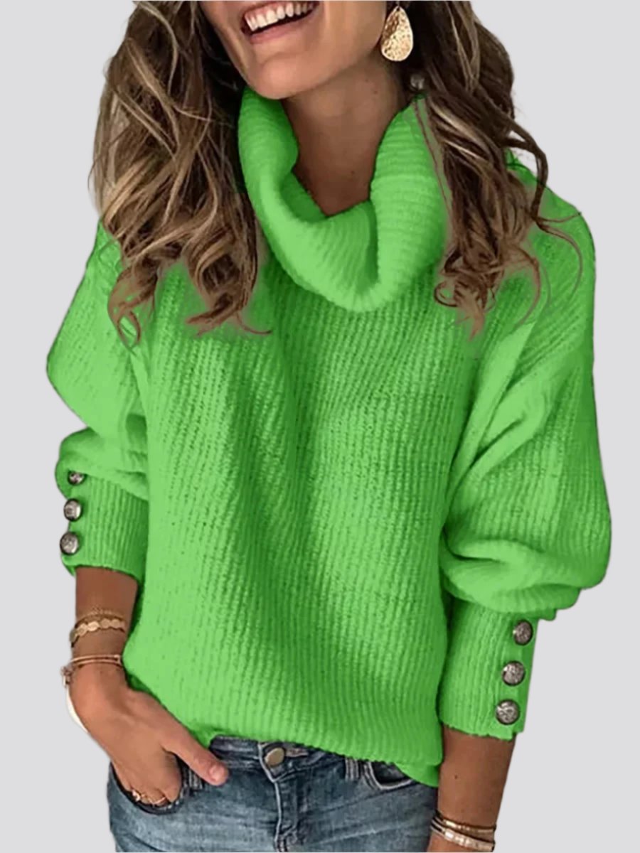 Ladies' Sweaters Turtleneck Sweaters Tops