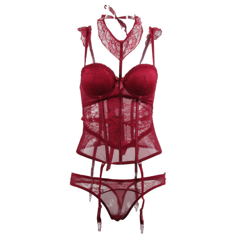 Erotic Lingerie Lace Shapewear Vest Erotic Suit