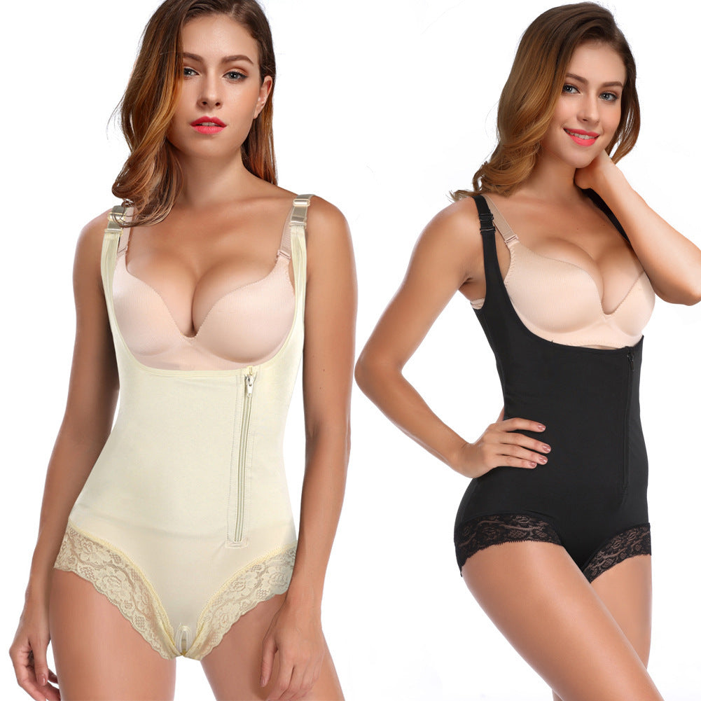 Ladies Fashion Zip Corset Sculpting Shapewear