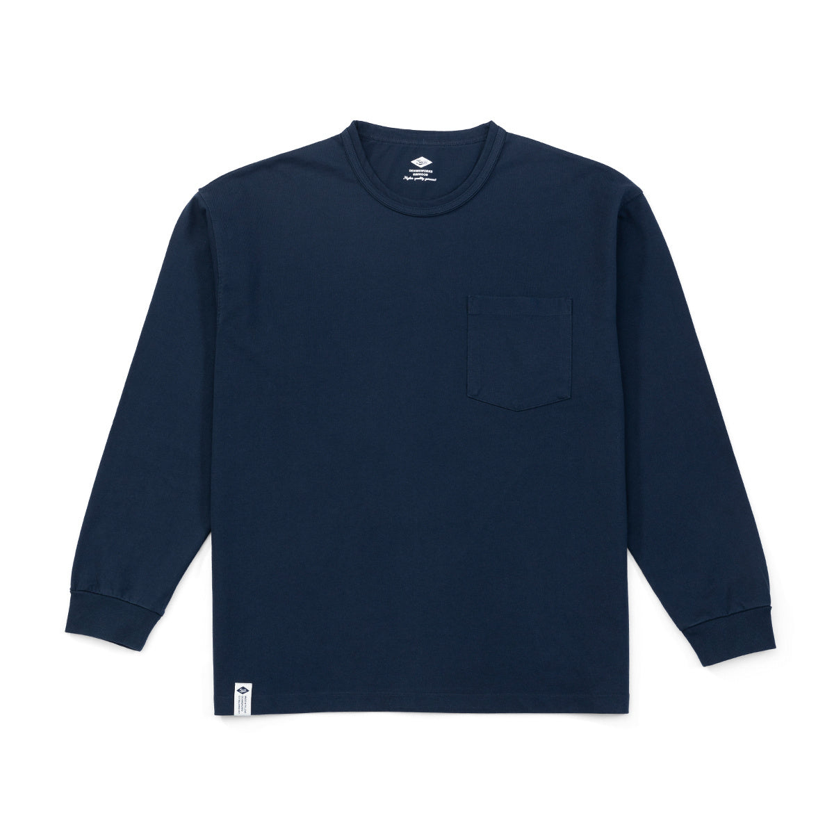 Solid Color Oversize Long-sleeved T-shirt Men