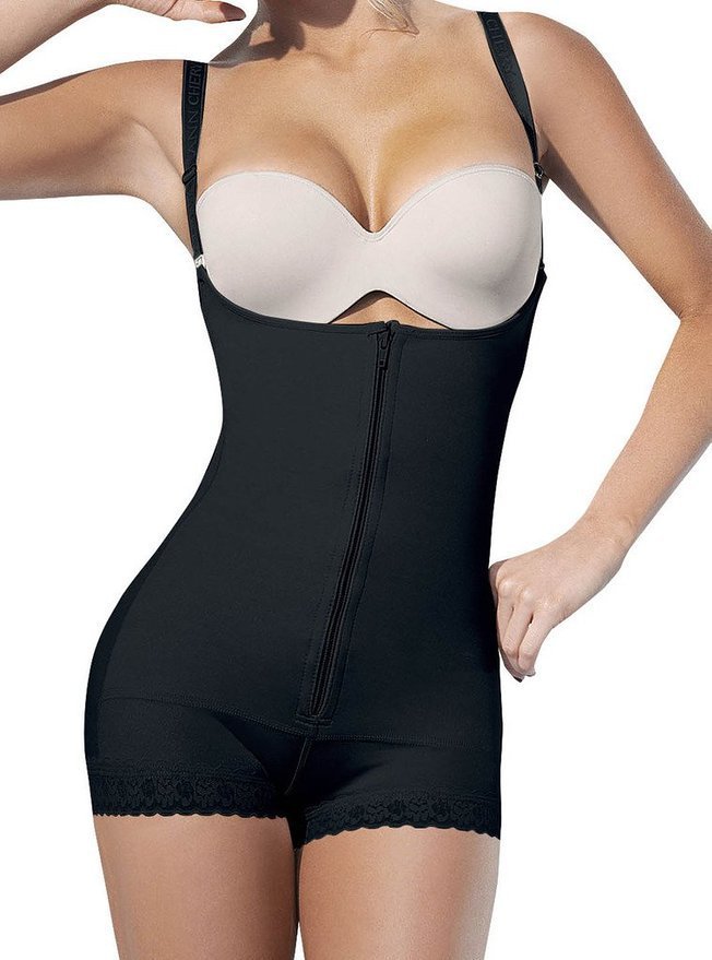 Zipper One-piece Shapewear, Postpartum Body Contouring Underwear