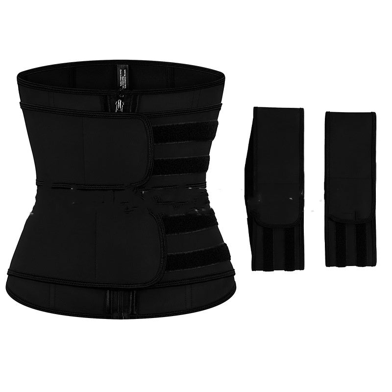 Latex Shapewear Sports Postpartum Abdomen Corset Shapewear European And American Large Size Corsets