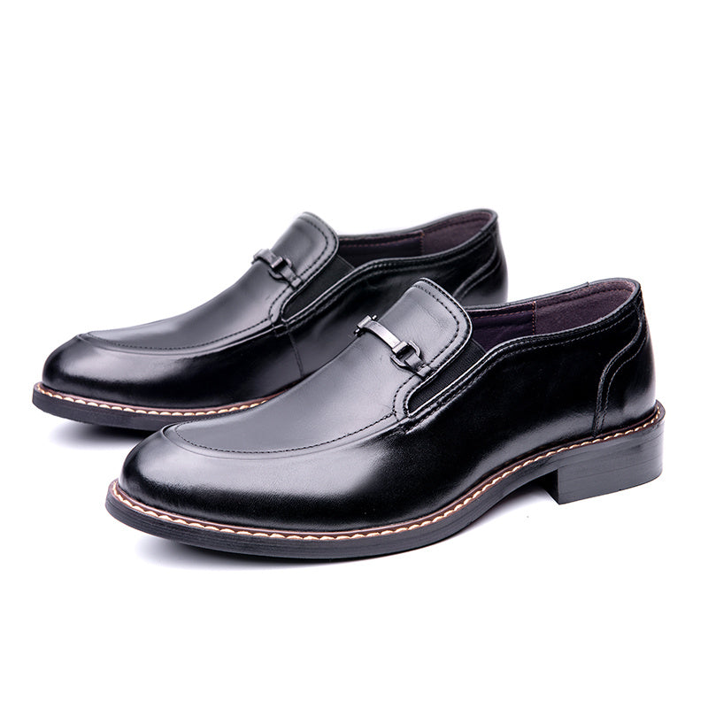 One Step Trend British Loafers Casual Leather Men's Shoes