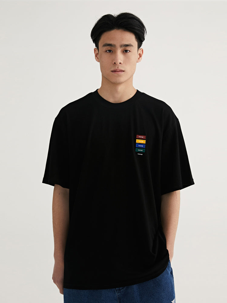 Wassup Fashion New T-shirt Men"s Rainbow Woven Wheat