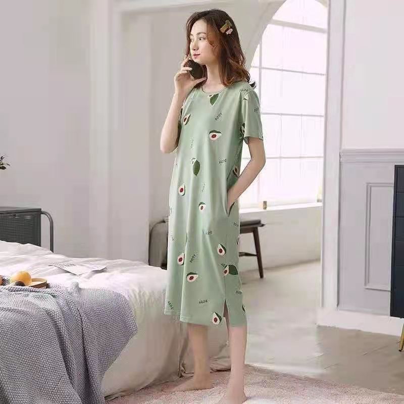 Summer Korean Princess Sweet Cute Cloth Bag Nightdress Women