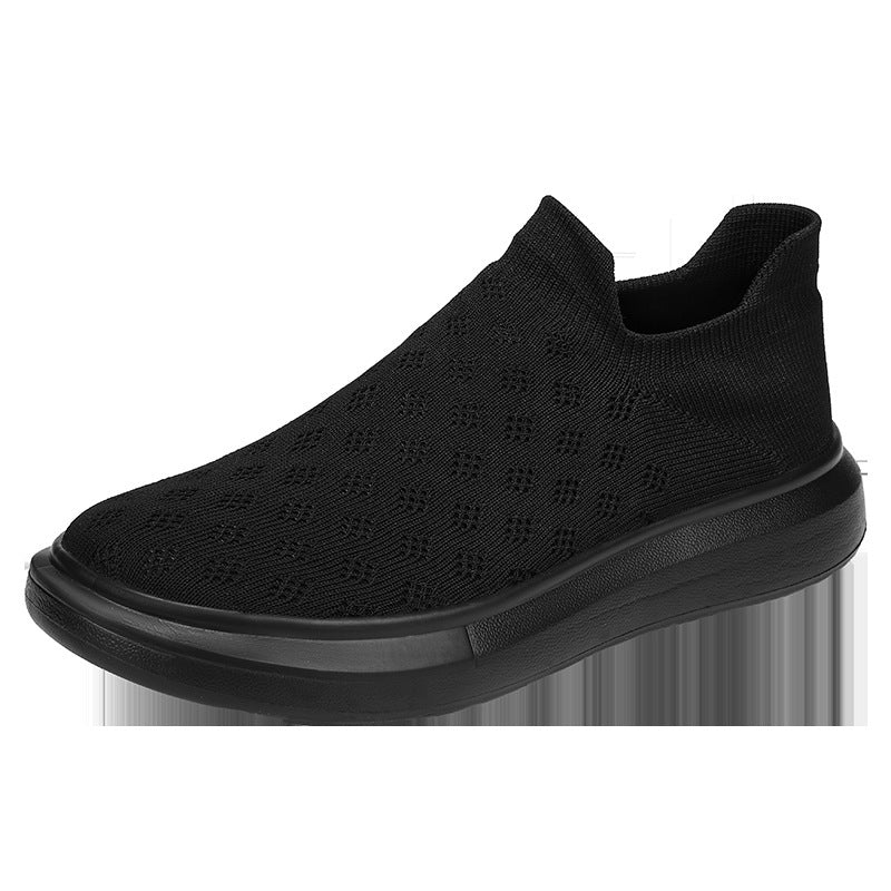 Men's Mesh Casual Breathable Solid Color Sneakers